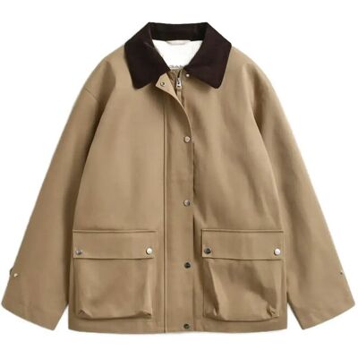 Gant Cotton Spring Decker Jacket S DARK KHAKI S Gant Cotton Spring Decker Jacket S DARK KHAKI S