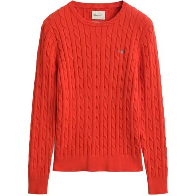 Gant Classic Cable Knit Sweater XXL PERFECT RED XXL Gant Classic Cable Knit Sweater XXL PERFECT RED XXL
