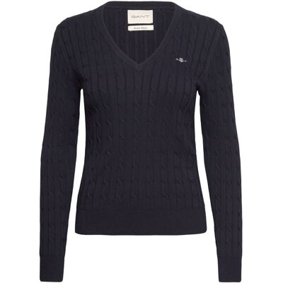 Gant Classic Cable Knit Sweater XXXL EVENING BLUE XXXL Gant Classic Cable Knit Sweater XXXL EVENING BLUE XXXL