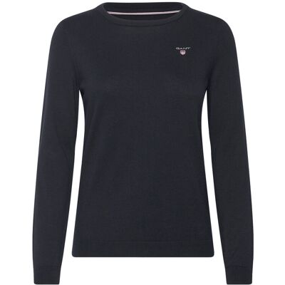 Gant Cotton C-Neck S EVENING BLUE S Gant Cotton C-Neck S EVENING BLUE S