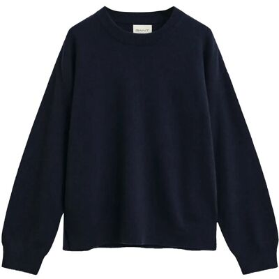 Gant Superfine Lambswool C-Neck XL EVENING BLUE XL Gant Superfine Lambswool C-Neck XL EVENING BLUE XL