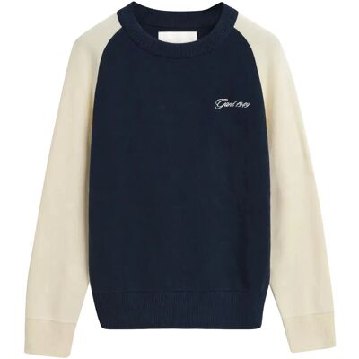Gant Color Blocked Cotton C-Neck M EVENING BLUE M Gant Color Blocked Cotton C-Neck M EVENING BLUE M