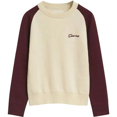 Gant Color Blocked Cotton C-Neck M PLUM WINE M Gant Color Blocked Cotton C-Neck M PLUM WINE M