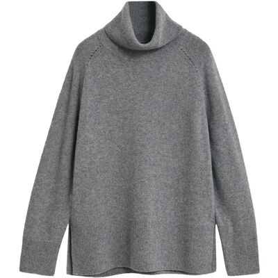 Gant Soft Wool Turtleneck XS CHARCOAL MELANGE XS Gant Soft Wool Turtleneck XS CHARCOAL MELANGE XS