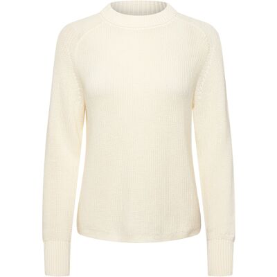 Gant Ribbed Knit Cotton C-Neck M CREAM M Gant Ribbed Knit Cotton C-Neck M CREAM M