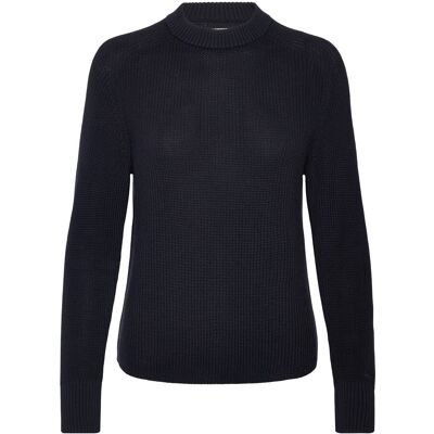Gant Ribbed Knit Cotton C-Neck M EVENING BLUE M Gant Ribbed Knit Cotton C-Neck M EVENING BLUE M