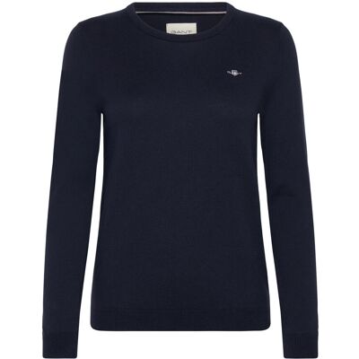 Gant Cotton C-Neck S MARINE S Gant Cotton C-Neck S MARINE S