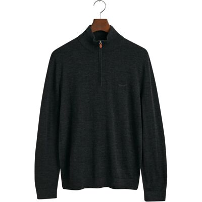 Gant Extrafine Merino Wool Half Zip XL DK CHARCOAL MELANGE XL Gant Extrafine Merino Wool Half Zip XL DK CHARCOAL MELANGE XL