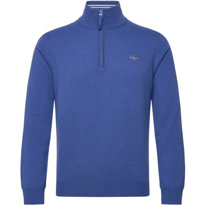 Gant Superfine Lambswool Half Zip XXL RICH BLUE XXL Gant Superfine Lambswool Half Zip XXL RICH BLUE XXL