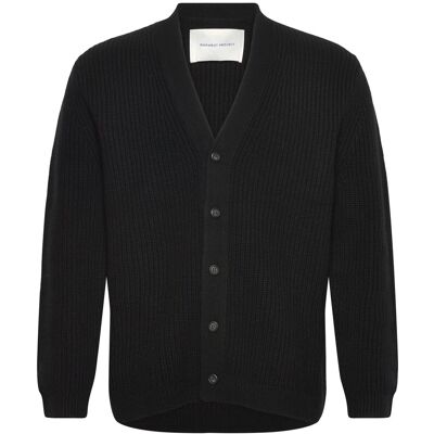 Pro-Ject Wool Knit Cardigan - Black L BLACK L Pro-Ject Wool Knit Cardigan - Black L BLACK L