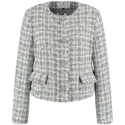 Weber Blazer Long Sleeve 36 GREY OFFWHITE PATTERNED 36 Weber Blazer Long Sleeve 36 GREY OFFWHITE PATTERNED 36