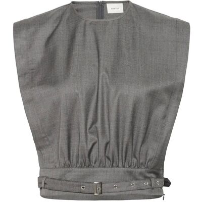Gestuz Gzeffy Top 38 DARK GREY MELANGE 38 Gestuz Gzeffy Top 38 DARK GREY MELANGE 38