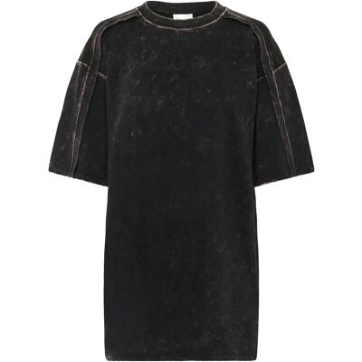 Gestuz Gzneia Oz Tee S BLACK BROWN WASHED S Gestuz Gzneia Oz Tee S BLACK BROWN WASHED S