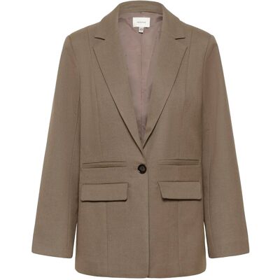 Gestuz Gzpaula Blazer Noos 34 DARK TIMBERWOLF MELANGE 34 Gestuz Gzpaula Blazer Noos 34 DARK TIMBERWOLF MELANGE 34