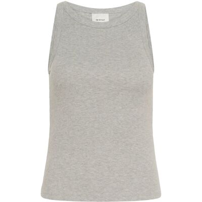 Gestuz Gzdrew Sl Mel Top Noos XXS GREY MÉLANGE XXS Gestuz Gzdrew Sl Mel Top Noos XXS GREY MÉLANGE XXS