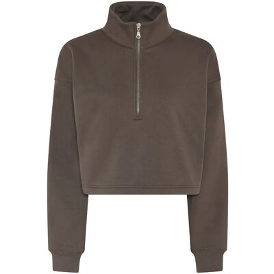 Girlfriend Collective Vega Half Zip Sweatshirt XXL MINK XXL Girlfriend Collective Vega Half Zip Sweatshirt XXL MINK XXL