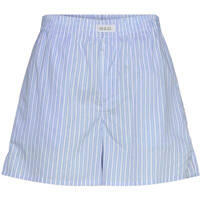 H2O Rønne Essential Pajamas Shorts XL LIGHT BLUE/WHITE XL H2O Rønne Essential Pajamas Shorts XL LIGHT BLUE/WHITE XL
