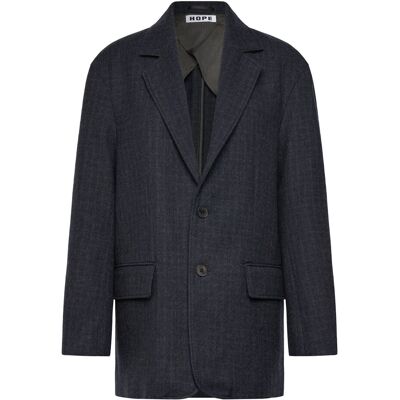 Hope Tricky Blazer 44 GREY BLUE CHECK 44 Hope Tricky Blazer 44 GREY BLUE CHECK 44