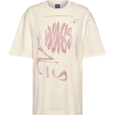 HUGO BLUE Oversized_Tee_B_8 M OPEN WHITE M HUGO BLUE Oversized_Tee_B_8 M OPEN WHITE M