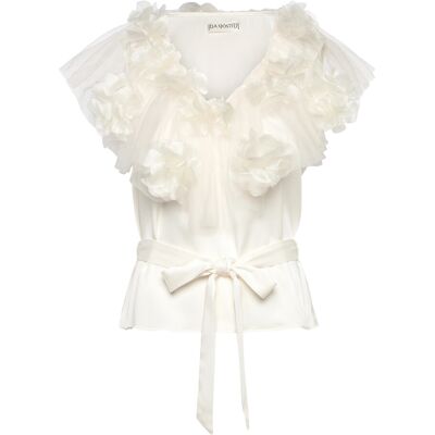 Ida Sjöstedt Viola Top 34 CREAM WHITE 34 Ida Sjöstedt Viola Top 34 CREAM WHITE 34