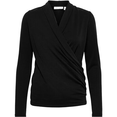 InWear Alanoiw Wrap Blouse XS BLACK XS InWear Alanoiw Wrap Blouse XS BLACK XS