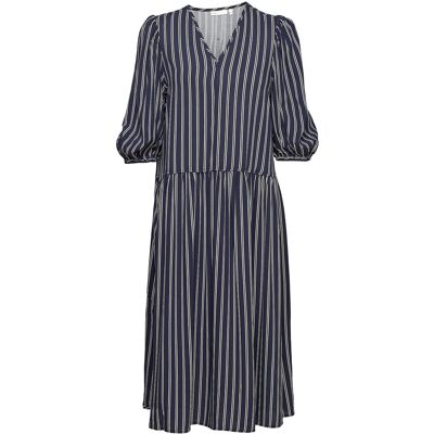 InWear Viksaiw Long Dress 34 MARINE BLUE STRIPE 34 InWear Viksaiw Long Dress 34 MARINE BLUE STRIPE 34