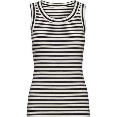 InWear Dagnaiw Striped Tank XXXL BLACK / WHISPER WHITE XXXL InWear Dagnaiw Striped Tank XXXL BLACK / WHISPER WHITE XXXL
