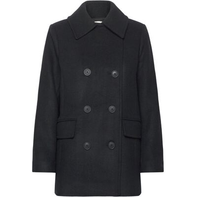 InWear Perryiw Sailor Coat 34 BLACK 34 InWear Perryiw Sailor Coat 34 BLACK 34