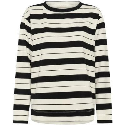 InWear Gincentiw Crewneck L WHISPER W/B LARGE STRIPES L InWear Gincentiw Crewneck L WHISPER W/B LARGE STRIPES L