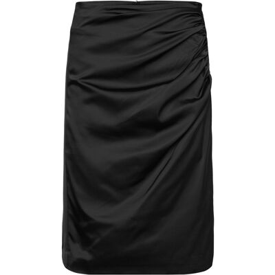 InWear Zilkyiw Drape Skirt 36 BLACK 36 InWear Zilkyiw Drape Skirt 36 BLACK 36