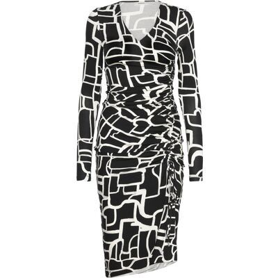InWear Phylicia Iw Dress S BLACK COLLAGE S InWear Phylicia Iw Dress S BLACK COLLAGE S