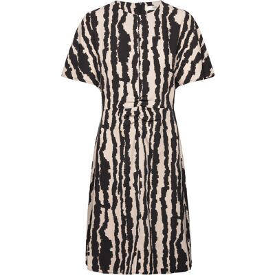 InWear Xeeniaiw Short Dress 34 NON COLOR SMALL SCRATCH STRIPE 34 InWear Xeeniaiw Short Dress 34 NON COLOR SMALL SCRATCH STRIPE 34
