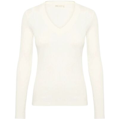 InWear Dagnaiw V-Neck Ls S WHISPER WHITE S InWear Dagnaiw V-Neck Ls S WHISPER WHITE S