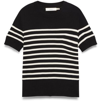 InWear Wallisiw Pullover M BLACK / WHITE M InWear Wallisiw Pullover M BLACK / WHITE M