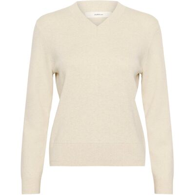 InWear Wallisiw V-Neck Pullover XXXL WHISPER WHITE MELANGE XXXL InWear Wallisiw V-Neck Pullover XXXL WHISPER WHITE MELANGE XXXL
