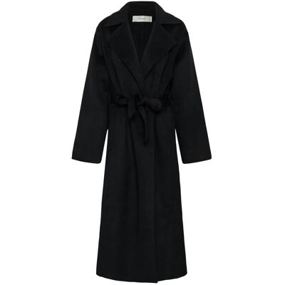 InWear Yillaiw Long Coat 42 BLACK 42 InWear Yillaiw Long Coat 42 BLACK 42
