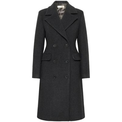 InWear Thoraiw Lapel Coat R 38 DARK GREY MELANGE 38 InWear Thoraiw Lapel Coat R 38 DARK GREY MELANGE 38