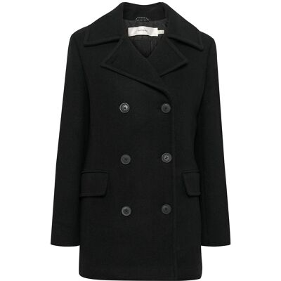 InWear Perryiw Sailor Coat R 38 BLACK 38 InWear Perryiw Sailor Coat R 38 BLACK 38