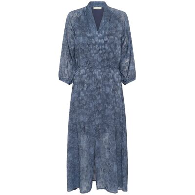 InWear Addisoniw Dress 46 DOTTED SURFACE BLUE 46 InWear Addisoniw Dress 46 DOTTED SURFACE BLUE 46