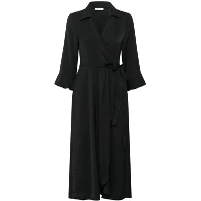 InWear Audaiw Long Dress 38 BLACK 38 InWear Audaiw Long Dress 38 BLACK 38