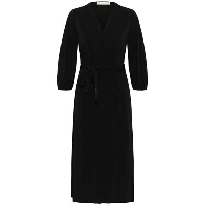 InWear Galdriaiw Wrap Dress M BLACK M InWear Galdriaiw Wrap Dress M BLACK M