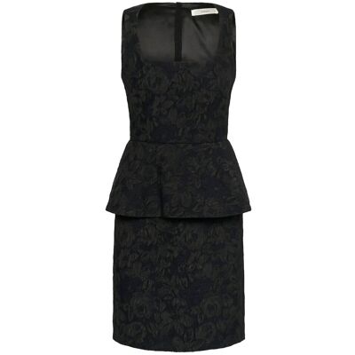 InWear Briiiw Flounce Dress 38 BLACK 38 InWear Briiiw Flounce Dress 38 BLACK 38