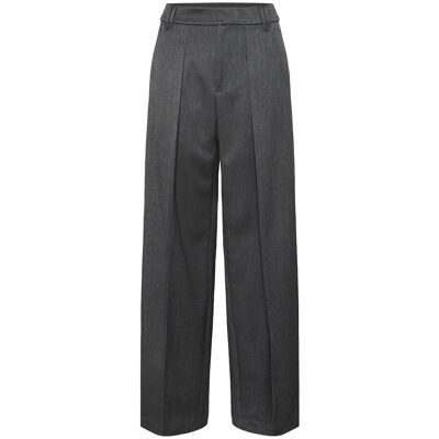 InWear Brunildaiw Wide Pant 46 DARK GREY MELANGE 46 InWear Brunildaiw Wide Pant 46 DARK GREY MELANGE 46
