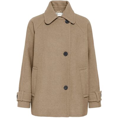 InWear Thoraiw Minona Coat R 46 SANDY GREY MELANGE 46 InWear Thoraiw Minona Coat R 46 SANDY GREY MELANGE 46