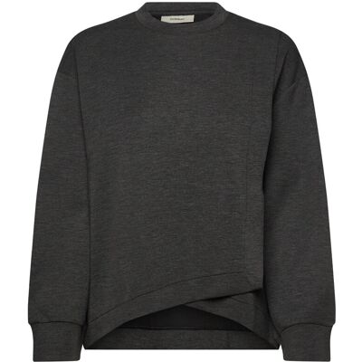 InWear Gidaiw Melange Vincent Sweatshirt XXL DARK GREY MELANGE XXL InWear Gidaiw Melange Vincent Sweatshirt XXL DARK GREY MELANGE XXL
