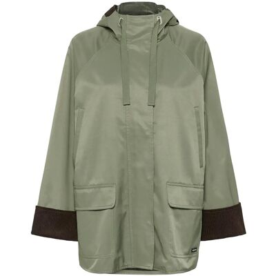 InWear Gracelynniw Hooded Jacket 34 MULLED BASIL 34 InWear Gracelynniw Hooded Jacket 34 MULLED BASIL 34