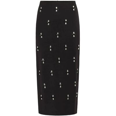 InWear Aidaiw Deco Skirt S BLACK S InWear Aidaiw Deco Skirt S BLACK S
