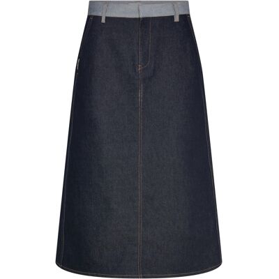 InWear Deirdraiw Denim Skirt 34 DARK BLUE DENIM 34 InWear Deirdraiw Denim Skirt 34 DARK BLUE DENIM 34