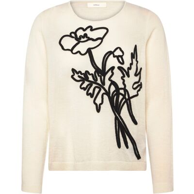 InWear Meeriiw Pullover M HAZE MELANGE/BLACK M InWear Meeriiw Pullover M HAZE MELANGE/BLACK M
