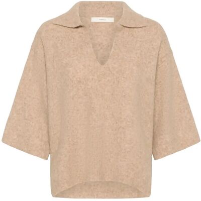 InWear Guniiw Polo XL CORNSTALK MELANGE XL InWear Guniiw Polo XL CORNSTALK MELANGE XL